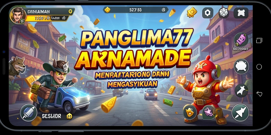 Tampilan utama gameplay <strong>PANGLIMA77</strong> yang memukau dan penuh aksi.