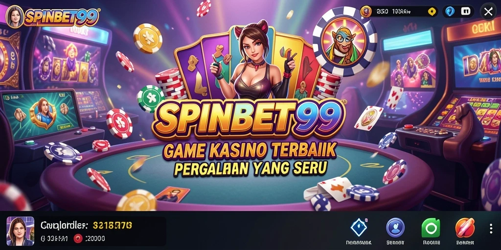 Tampilan utama gameplay SPINBET99 dengan berbagai pilihan permainan Kasino.